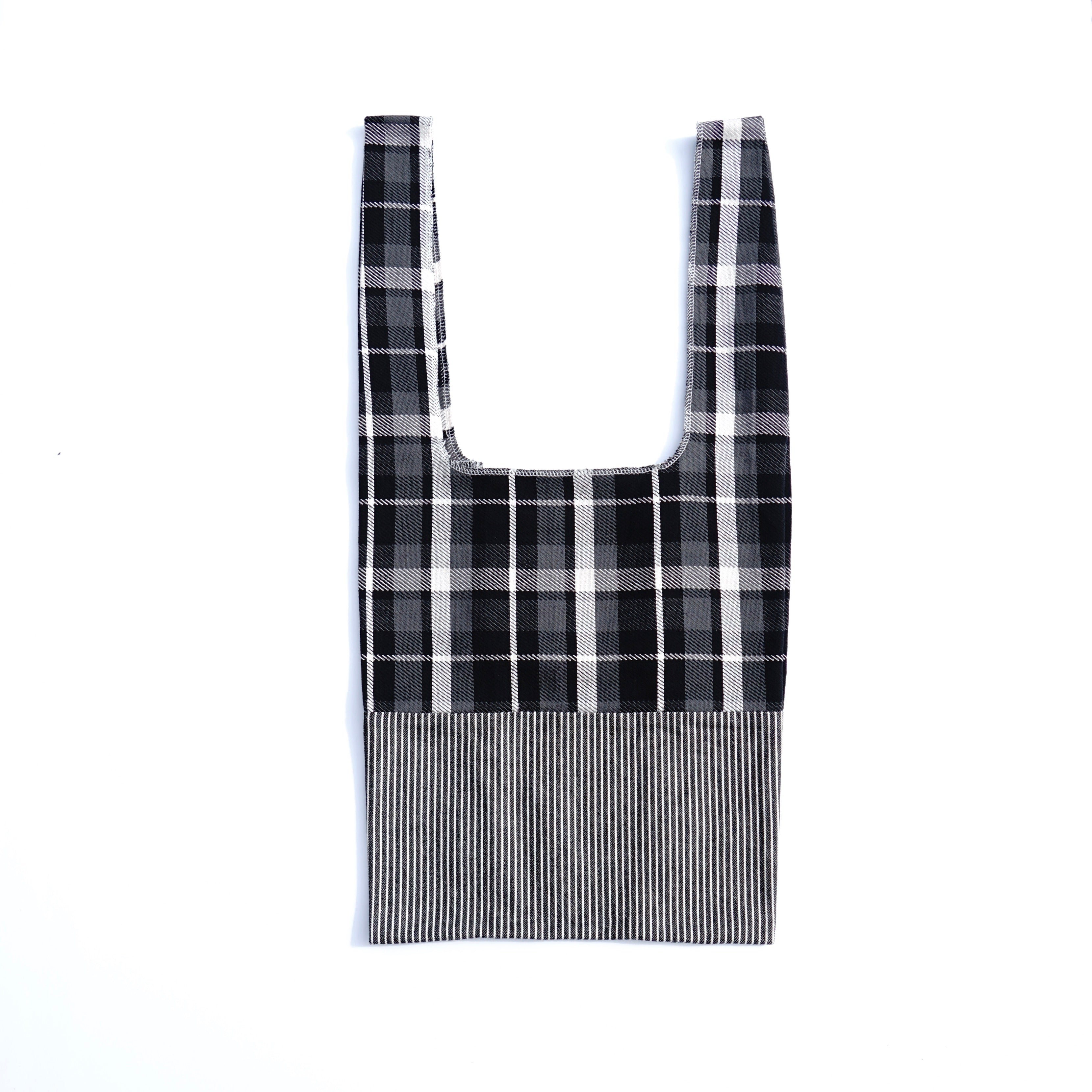 Shoulder bag 　gray plaid / 202011ECO03