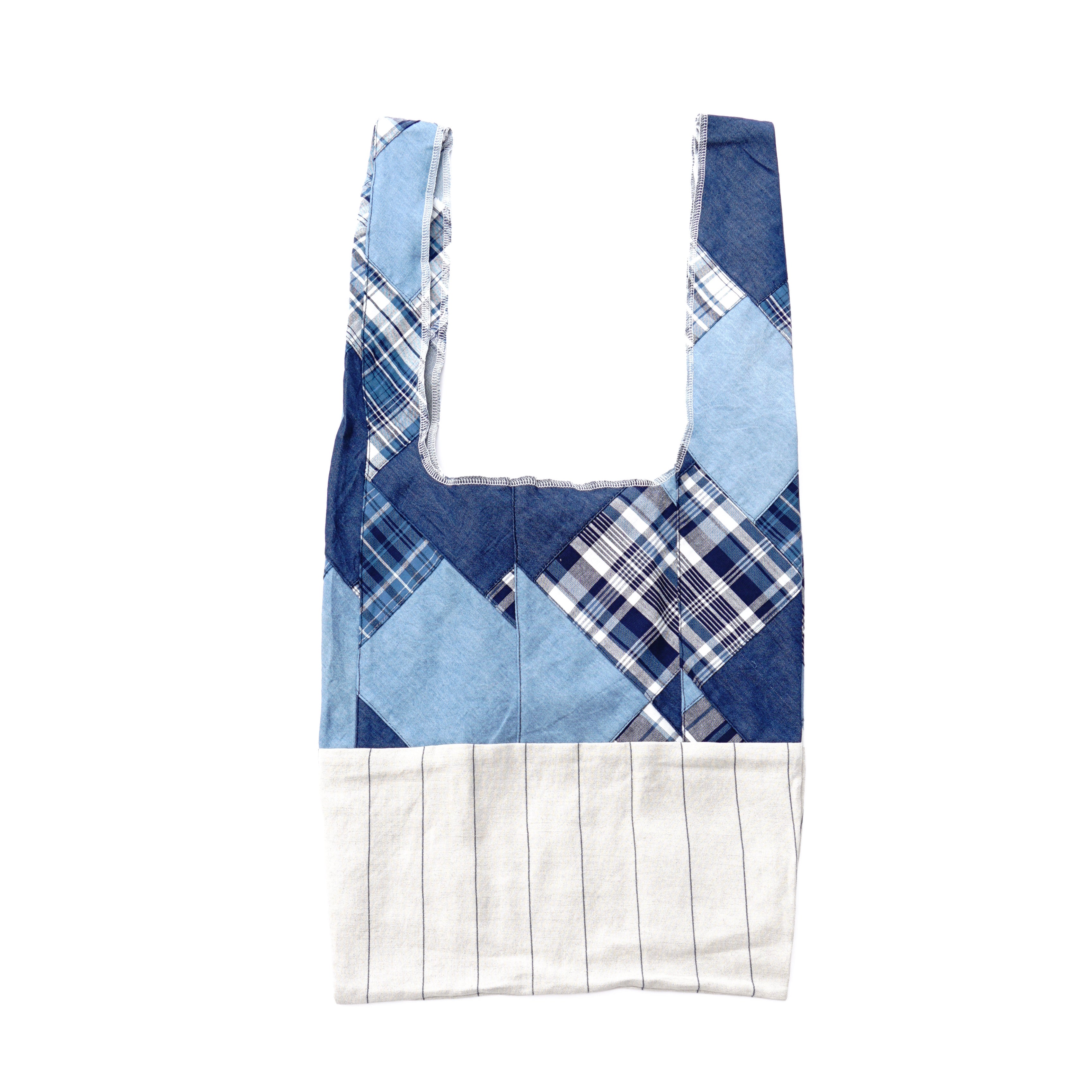 Shoulder bag 　patchwork denim / 202101ECO01