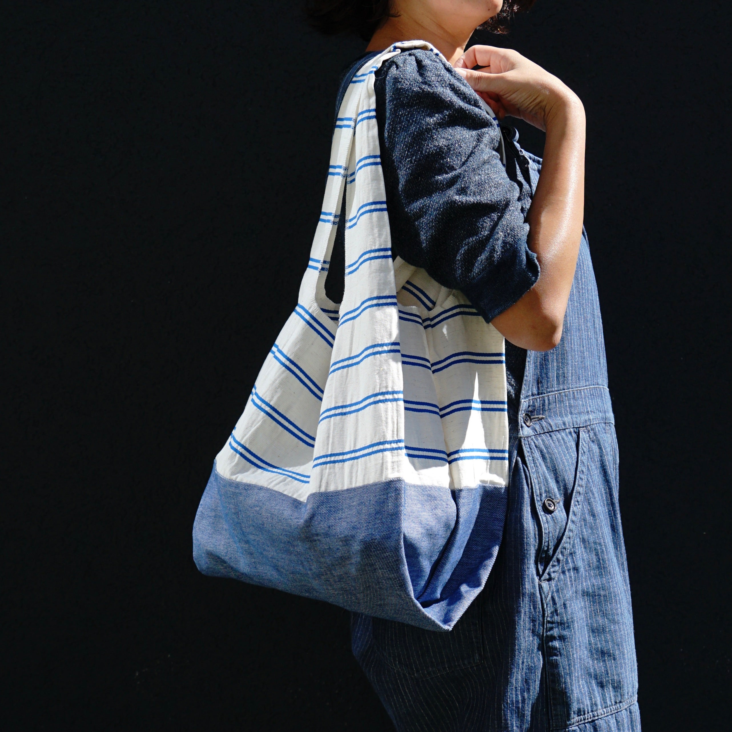 Shoulder bag 　blue / 202004ECO020