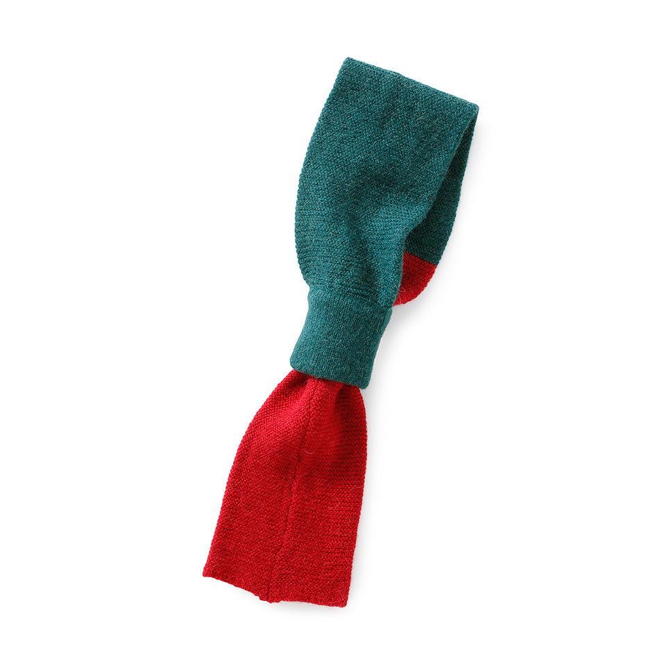 Mini Border Knit Scarf / 6TACKMW02GR