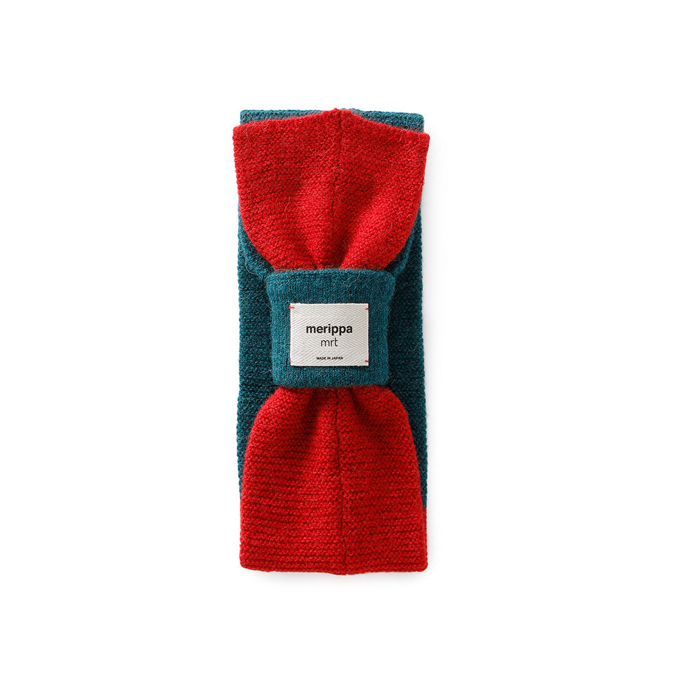 Mini Border Knit Scarf / 6TACKMW02GR