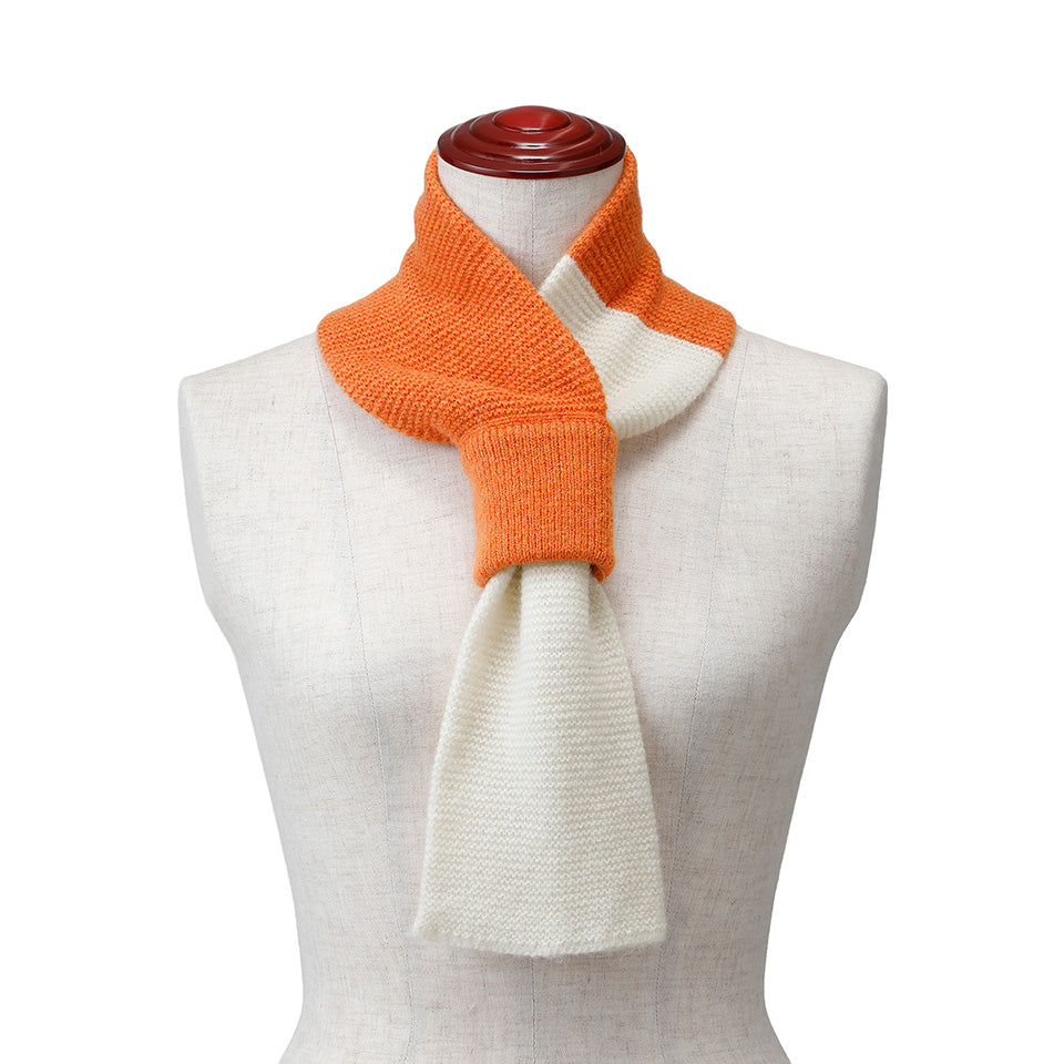 Mini Border Knit Scarf / 6TACKMW02OW