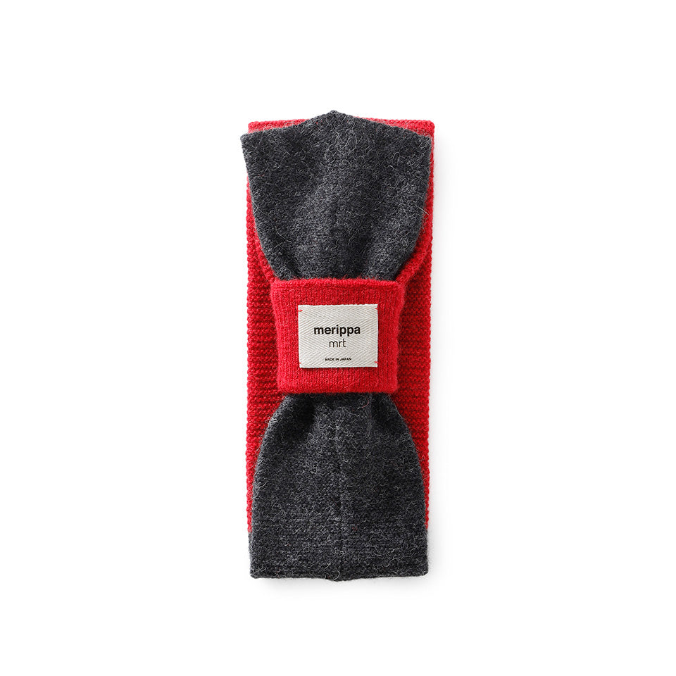 Mini Border Knit Scarf / 6TACKMW02RC