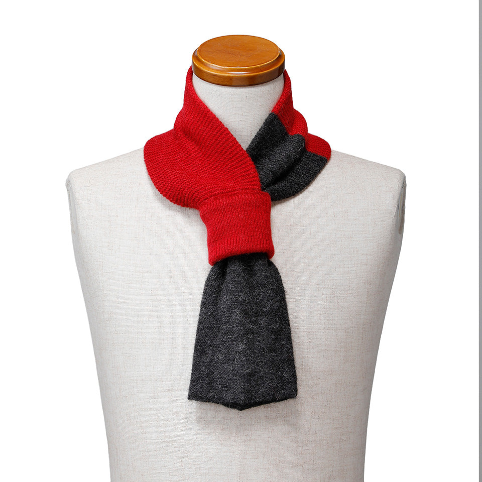 Mini Border Knit Scarf / 6TACKMW02RC