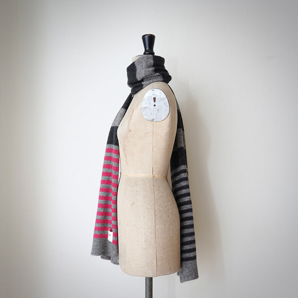 Border Knit Scarf / 6TACSTWO2GC