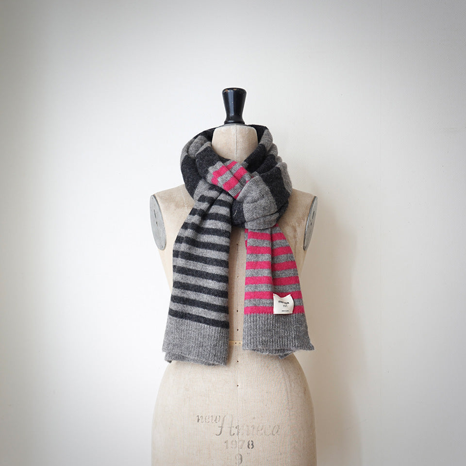 Border Knit Scarf / 6TACSTWO2GC