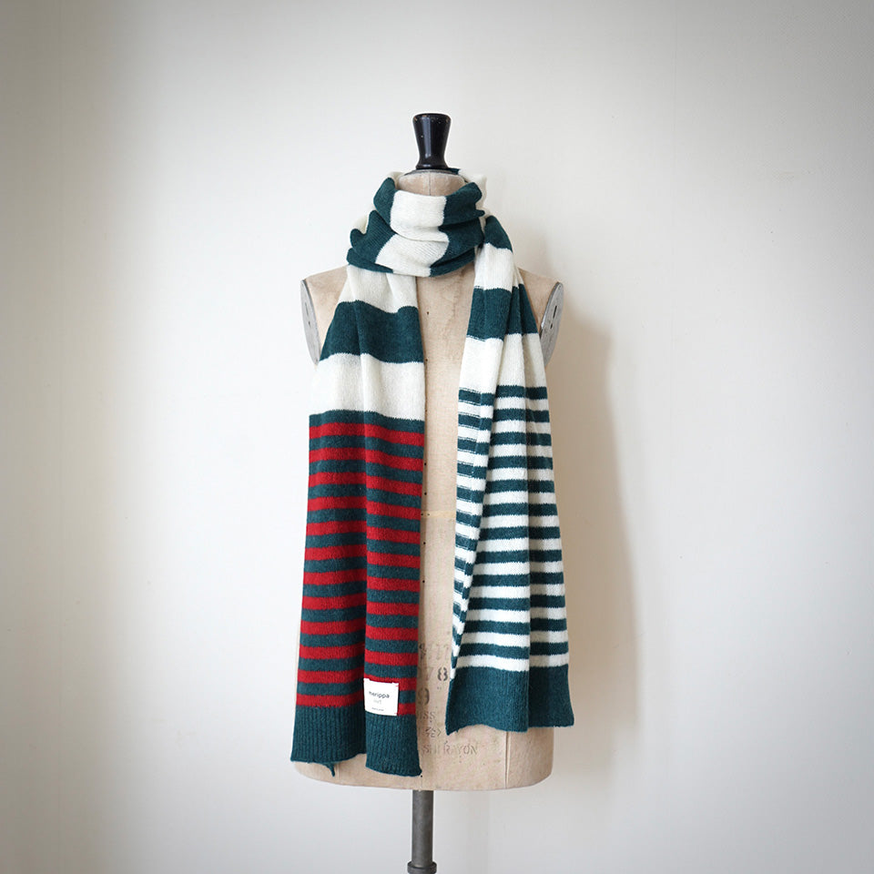 Border Knit Scarf / 6TACSTWO2GW