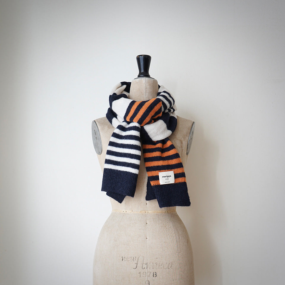 Border Knit Scarf / 6TACSTWO2NW