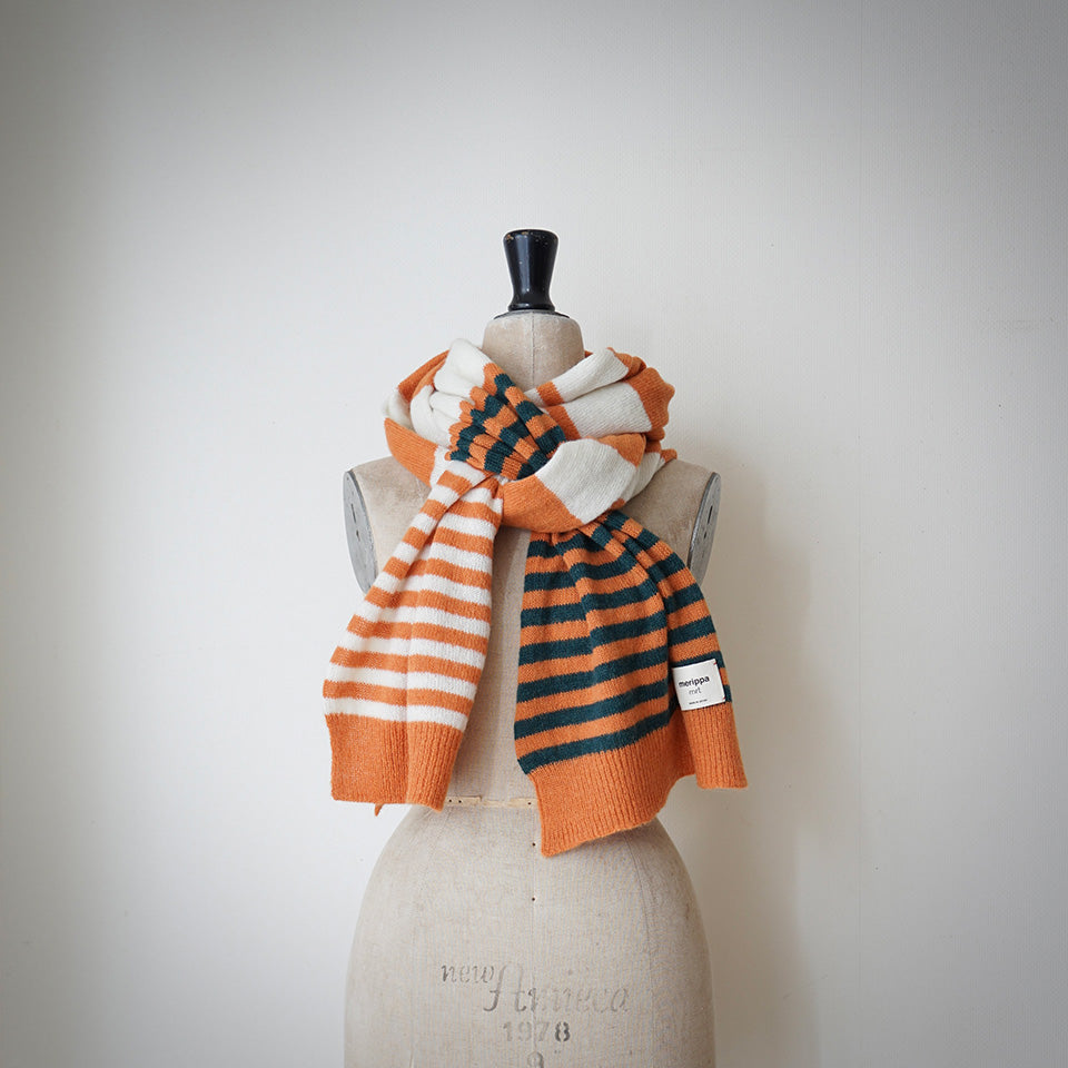 Border Knit Scarf / 6TACSTWO2OW