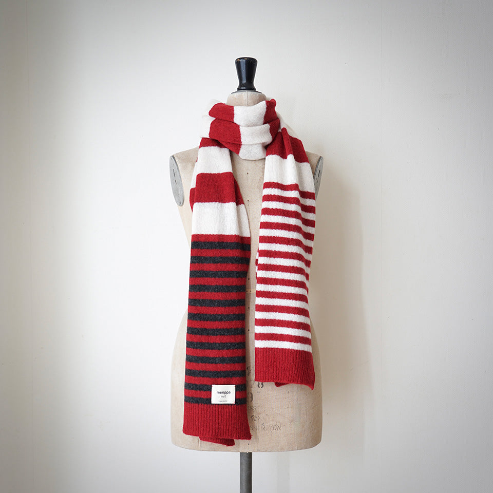 Border Knit Scarf / 6TACSTWO2RW