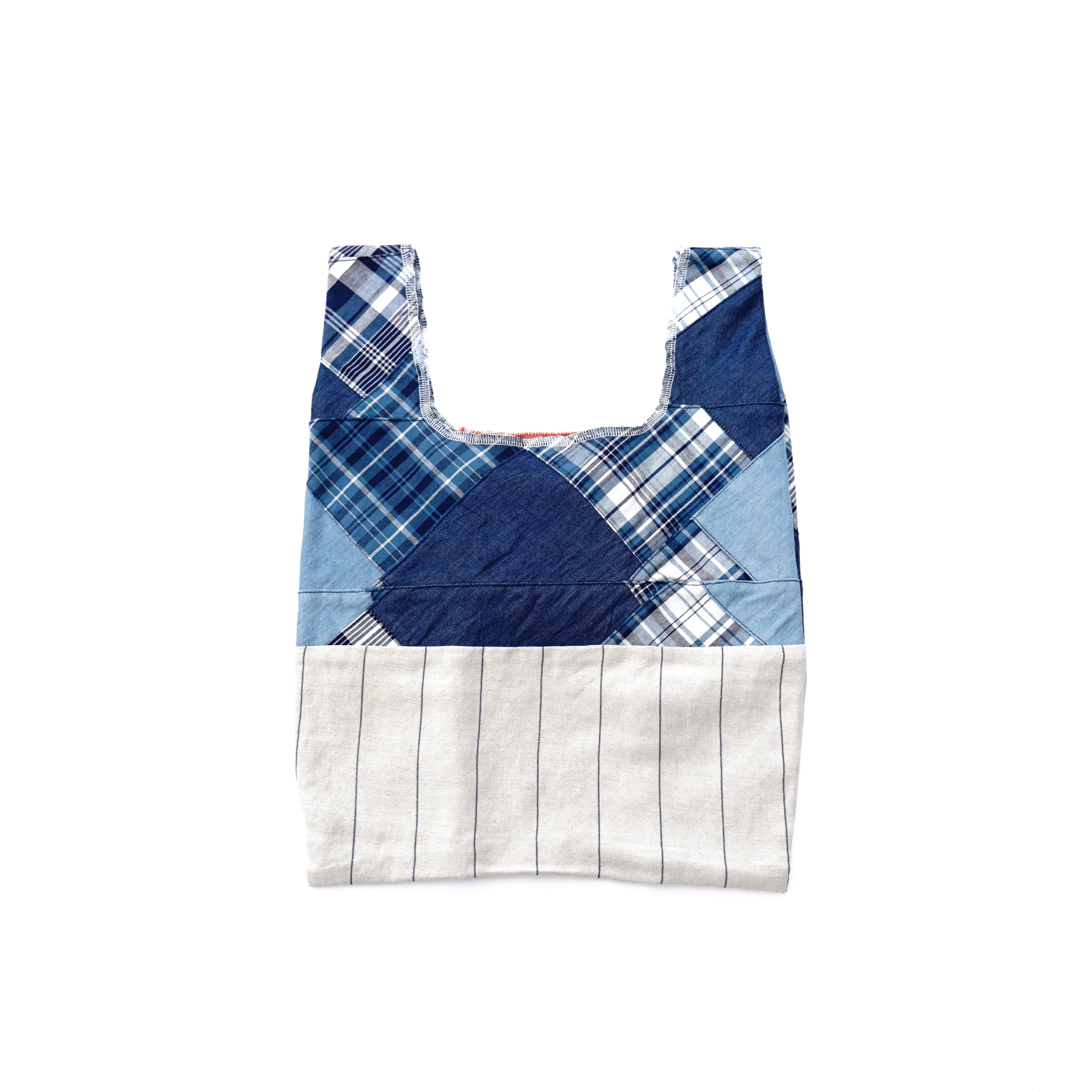 Lunch box bag patchwork denim / 202101ECO01