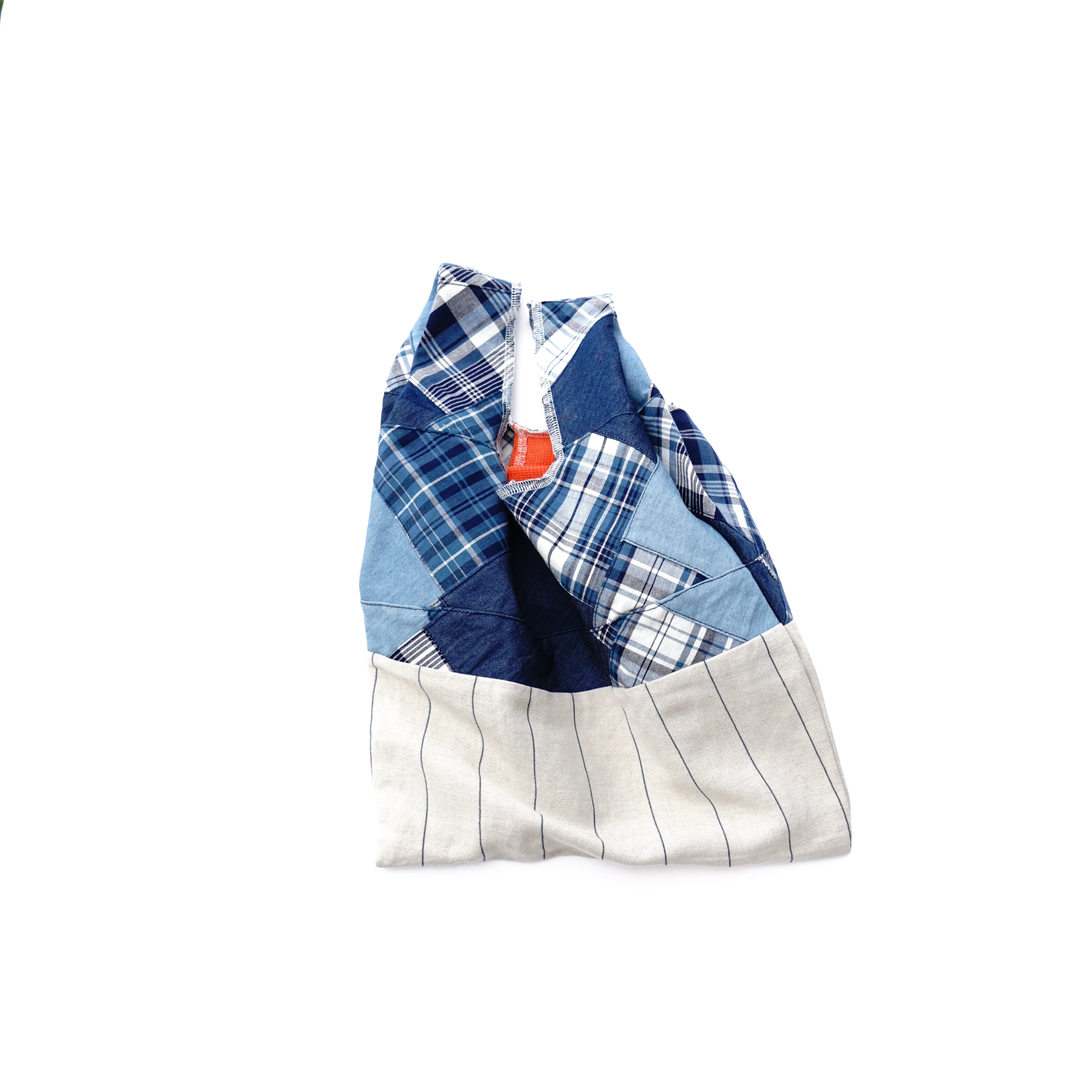Lunch box bag patchwork denim / 202101ECO01