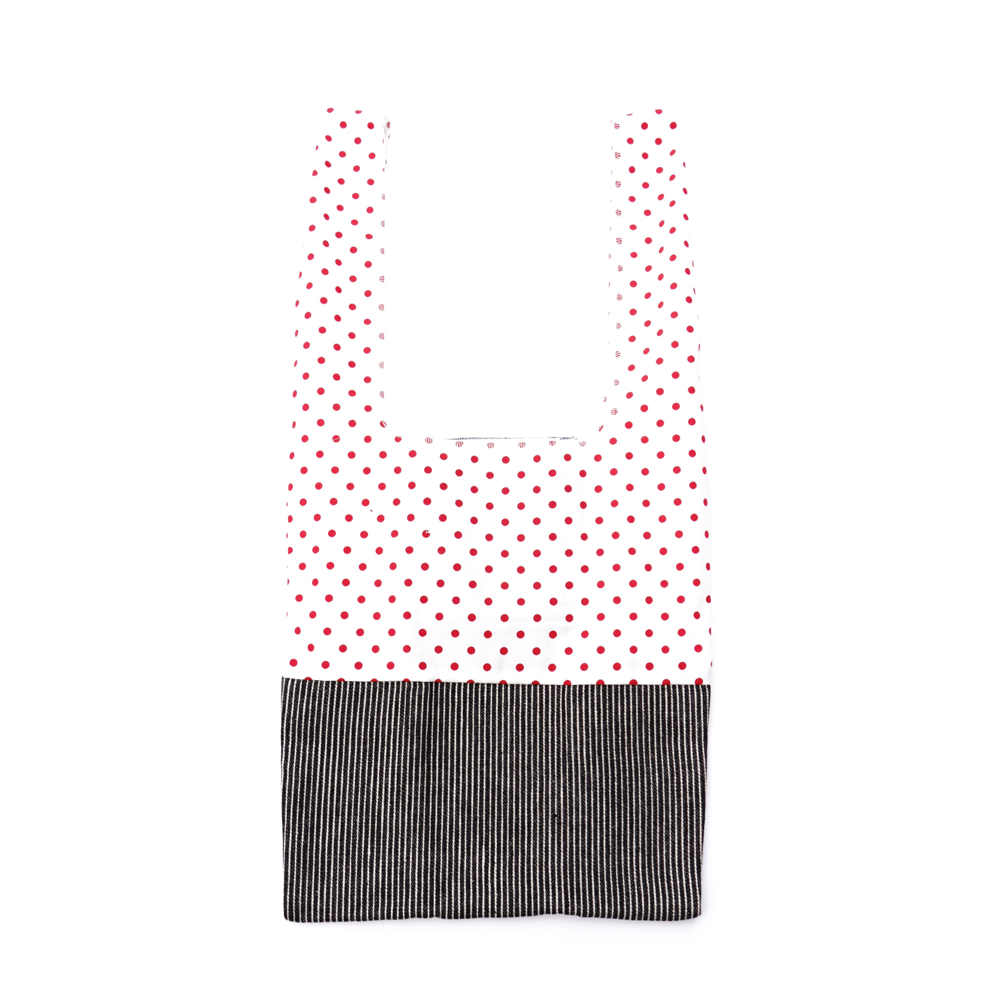 Shoulder bag  polka dots red / 202101ECO10