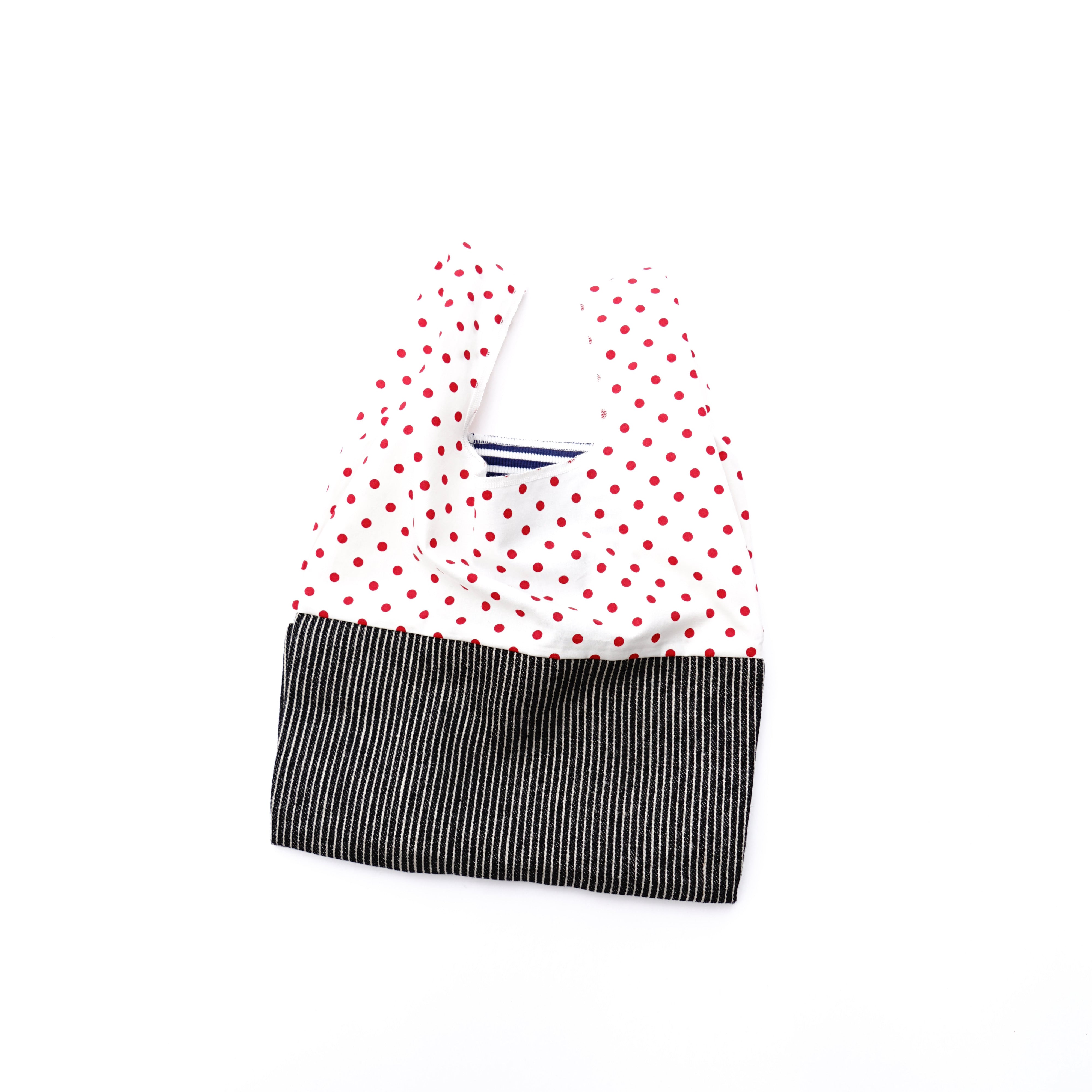 Lunch box bag　polka dots red / 202101ECO10