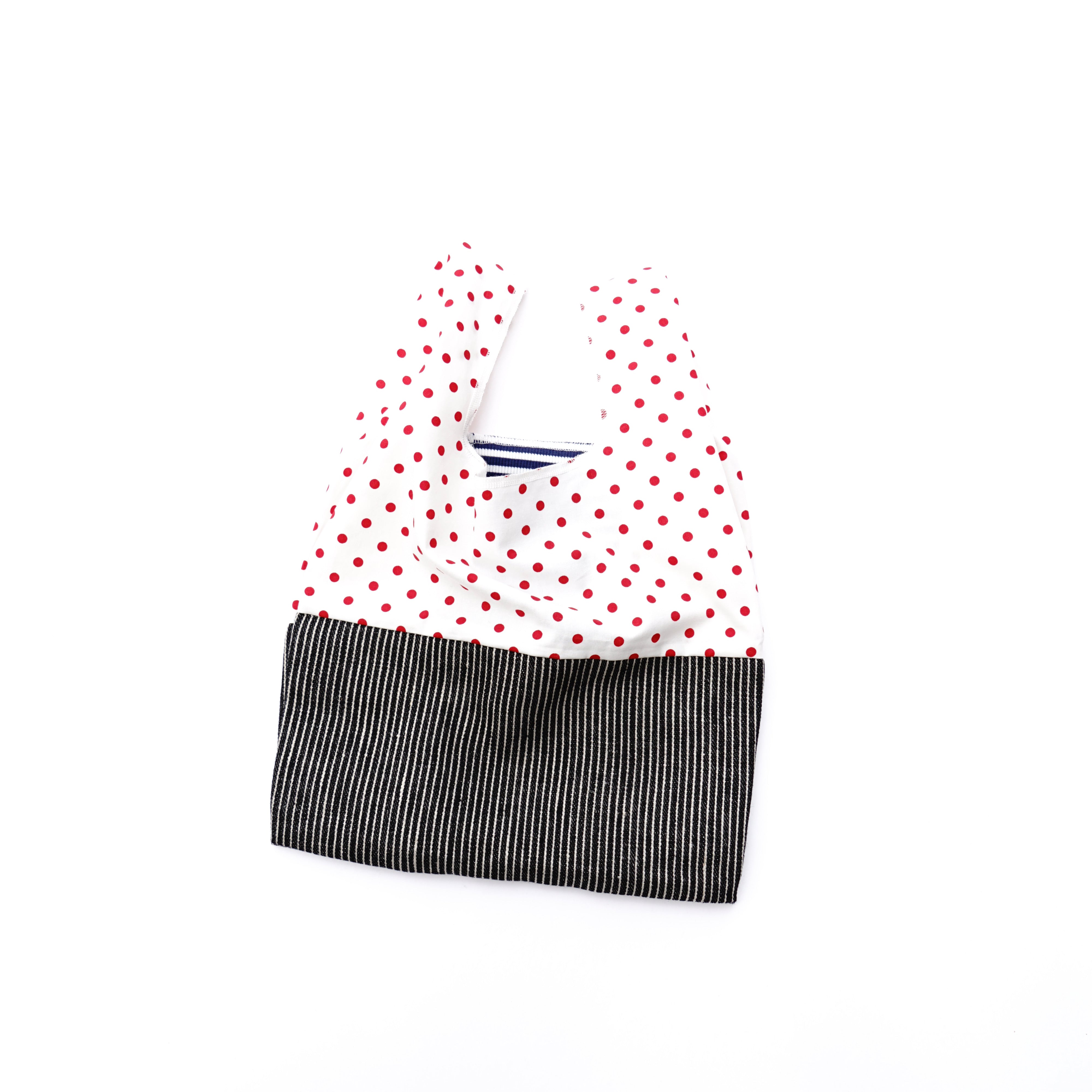 Lunch box bag polka dots red / 202101ECO10